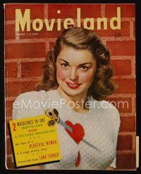 9e171 MOVIELAND magazine February 1947 portrait of sexy Esther Williams by Clarence Sinclair Bull!