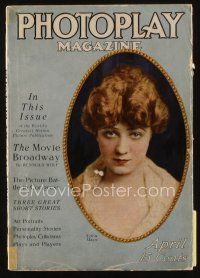 9e080 PHOTOPLAY magazine April 1916 portrait of Edna Mayo, Fatty Arbuckle & lots more!