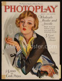 9e089 PHOTOPLAY magazine July 1926 art of sexy smoking Dorothy Mackaill by Walter A. Wagener!