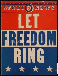 9e055 MGM STUDIO NEWS exhibitor magazine February 11, 1939 Huckleberry Finn, Let Freedom Ring!