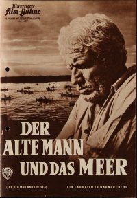 9e283 OLD MAN & THE SEA German program '58 John Sturges, Spencer Tracy, Hemingway, different!