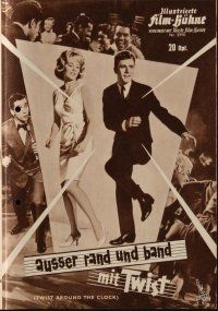 9e301 TWIST AROUND THE CLOCK German program '62 different images of Chubby Checker & dancing teens!