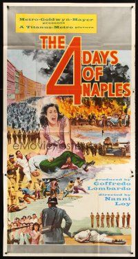 9f602 FOUR DAYS OF NAPLES 3sh '63 Le Quattro giornate di Napoli, World War II Italy!