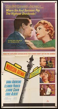 9f675 MADISON AVENUE 3sh '61 Dana Andrews wants Eleanor Parker to be nice to him!