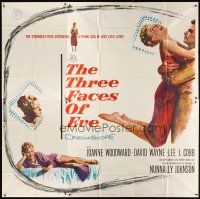 9f030 THREE FACES OF EVE 6sh '57 David Wayne, Joanne Woodward has multiple personalities!
