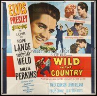 9f004 WILD IN THE COUNTRY 6sh '61 Elvis Presley romances pretty Tuesday Weld, rock & roll musical!