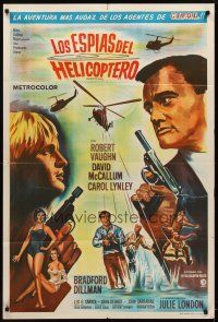 9f173 HELICOPTER SPIES Argentinean '67 Robert Vaughn, David McCallum, The Man from UNCLE!