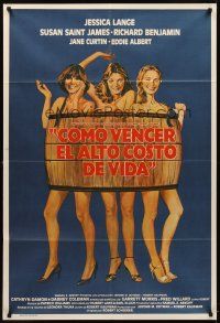 9f177 HOW TO BEAT THE HIGH COST OF LIVING Argentinean '80 Susan Saint James, Curtin, Jessica Lange!