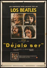 9f187 LET IT BE Argentinean '70 The Beatles, John Lennon, McCartney, Ringo Starr, George Harrison!