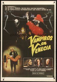 9f246 VAMPIRE IN VENICE Argentinean '89 Klaus Kinski in the title role, sexy horror images!
