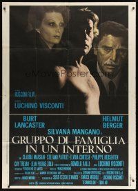 9f292 CONVERSATION PIECE Italian 1p '74 Luchino Visconti, Burt Lancaster, Silvana Mangano, Berger