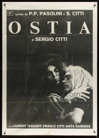 9f414 OSTIA Italian 1p R70s written by Pier Paolo Pasolini, brothers in love with same girl!
