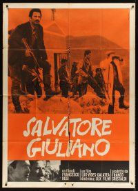 9f438 SALVATORE GIULIANO Italian 1p '65 the life & death of Sicily's outstanding outlaw!