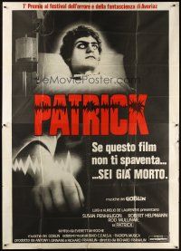 9f087 PATRICK Italian 2p '79 Australian horror, he was deaf, dumb & blind but had a 6th sense!