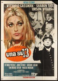 9f106 TWELVE CHAIRS Italian 2p '69 Sharon Tate, Orson Welles, the original version, different!