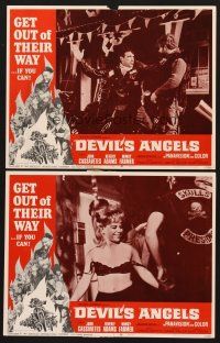 9g848 DEVIL'S ANGELS 2 LCs '67 AIP, Roger Corman, their god is violence, lust the law they live by!