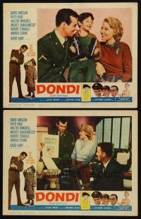 9g850 DONDI 2 LCs '61 David Janssen, Walter Winchell, David Kory in the title role!