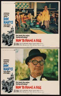 9g889 HOW TO FRAME A FIGG 2 LCs '71 Edward Andrews, Don Knotts smashes finger w/bowling ball!