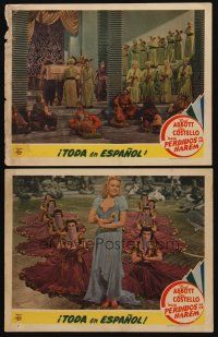 9g912 LOST IN A HAREM 2 Spanish/U.S. LCs '44 cool images of musical numbers, pretty Marilyn Maxwell!