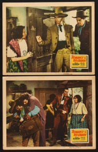9g944 ROMANCE OF THE RIO GRANDE 2 LCs '41 Cesar Romero as O. Henry's hero The Cisco Kid!