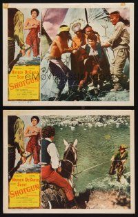 9g958 SHOTGUN 2 LCs '55 Yvonne De Carlo attacked by Indians, Sterling Hayden pulled from river!