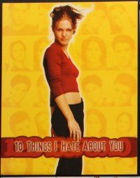 9g606 10 THINGS I HATE ABOUT YOU 5 LCs '99 Julia Stiles, Heath Ledger, modern Taming of the Shrew!