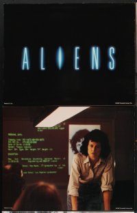 9g011 ALIENS 9 color 11x14 stills '86 there are some places in the universe you don't go alone!