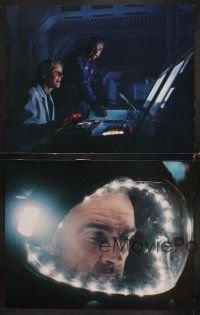9g696 OUTLAND 4 color 11x14 stills '81 cool images of Sean Connery in helmet, Frances Sternhagen!