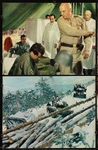 9g002 PATTON 14 color ItalUS 11x14 stills '70 General George C. Scott military WWII classic!