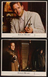 9g030 ANGEL HEART 8 LCs '87 Mickey Rourke, Robert De Niro, Lisa Bonet, directed by Alan Parker!