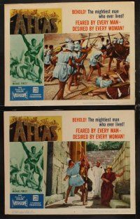 9g042 ATLAS 8 LCs '61 sexy Barboura Morris, mightiest gladiator Michael Forest!
