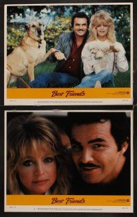 9g057 BEST FRIENDS 8 LCs '82 great images of Burt Reynolds & sexy Goldie Hawn!