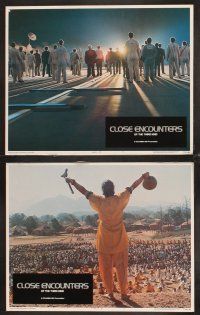 9g099 CLOSE ENCOUNTERS OF THE THIRD KIND 8 LCs '77 Steven Spielberg, Truffaut, Dreyfuss!
