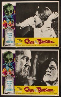 9g107 CRY OF THE BANSHEE 8 LCs '70 Edgar Allan Poe, Essy Persson, Vincent Price!