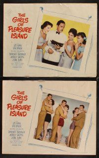 9g160 GIRLS OF PLEASURE ISLAND 8 LCs '53 Leo Genn, Don Taylor, images of soldiers & sexy girls!
