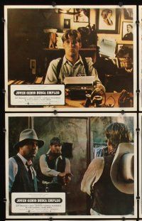 9g174 HEARTS OF THE WEST 8 Spanish/U.S. LCs '75 Hollywood cowboy Jeff Bridges, Andy Griffith, Alan Arkin!