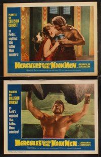 9g177 HERCULES AGAINST THE MOON MEN 8 LCs '65 Earth's mightiest man Sergio Ciani vs monsters!