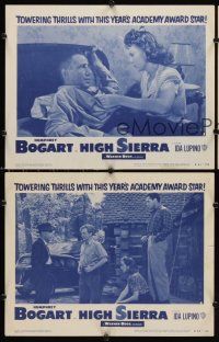 9g757 HIGH SIERRA 3 LCs R52 Humphrey Bogart as Mad Dog Killer Roy Earle, sexy Ida Lupino!