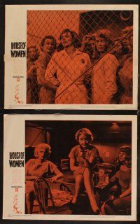 9g189 HOUSE OF WOMEN 8 LCs '62 Walter Doniger, women's prison, Shirley Knight & female convicts!