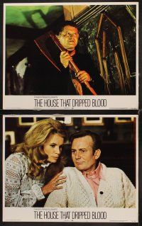 9g190 HOUSE THAT DRIPPED BLOOD 8 LCs '71 Christopher Lee, Peter Cushing, Vampires! Voodoo! Vixens!