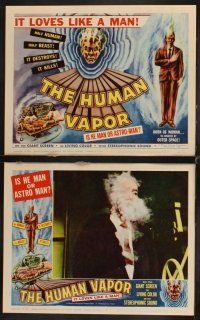 9g193 HUMAN VAPOR 8 LCs '62 Toho sci-fi, Ishiro Honda, cool wacky images, is he man or astro-man?