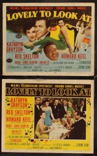 9g237 LOVELY TO LOOK AT 8 LCs '52 sexy Ann Miller, wacky Red Skelton, Howard Keel & Kathryn Grayson