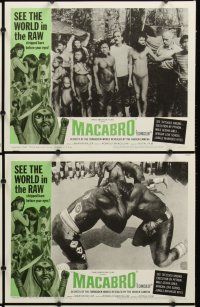 9g240 MACABRO 8 LCs '66 Italian mondo horror documentary, see the forbidden world in the raw!