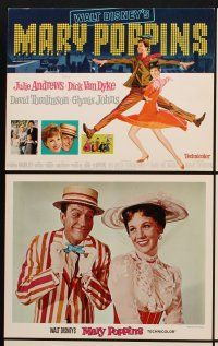 9g017 MARY POPPINS 9 LCs '64 Disney classic, Dick Van Dyke w/Julie Andrews & dancing!
