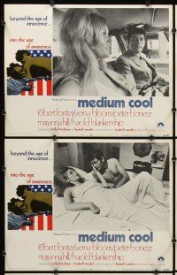 9g253 MEDIUM COOL 8 LCs '69 Haskell Wexler's X-rated 1960s counter-culture classic!