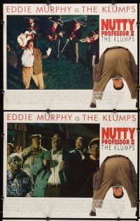 9g526 NUTTY PROFESSOR 2 7 LCs '00 great images of Eddie Murphy as entire Klump family!