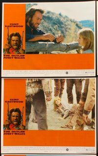 9g590 OUTLAW JOSEY WALES 6 LCs '76 Clint Eastwood is an army of one, Sondra Locke, cool images!