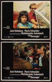 9g697 PASSENGER 4 LCs '75 Michelangelo Antonioni, great c/u of Jack Nicholson, Maria Schneider!