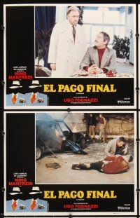 9g304 PAYOFF 8 Spanish/U.S. LCs '78 La Mazzetta, Nino Manfredi, directed by Sergio Corbucci!