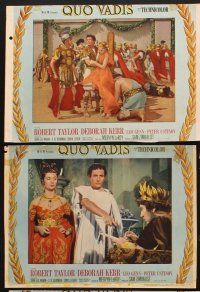9g594 QUO VADIS 6 LCs '51 Robert Taylor, sexy Deborah Kerr & Peter Ustinov in Ancient Rome!